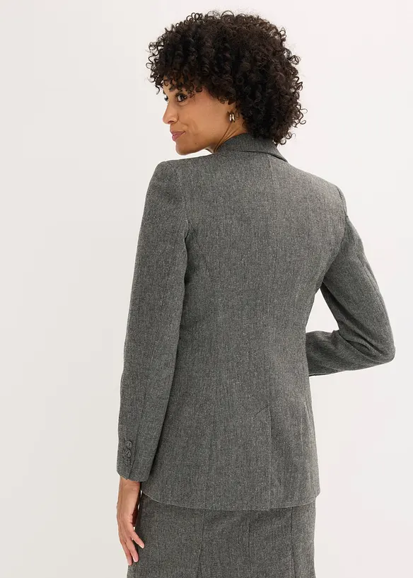 Blazer in tweed look, bonprix