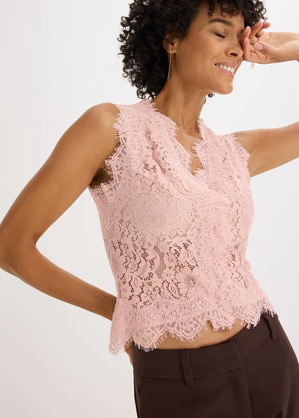 Kanten vest, bonprix