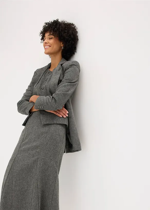 Godetrock in tweedlook, bonprix