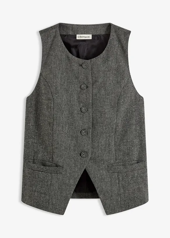 Glencheck gilet, bonprix