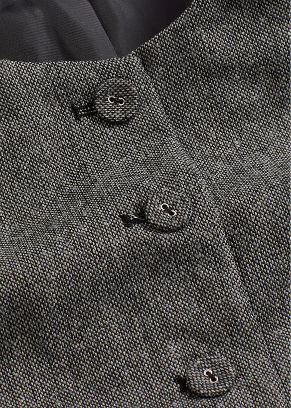 Glencheck gilet, bonprix