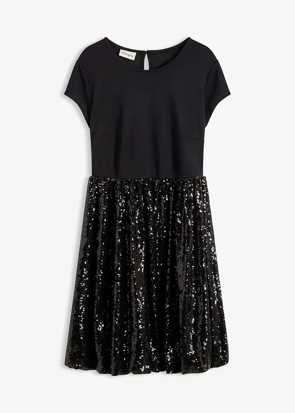 Jersey jurk in een viscosemix, bonprix