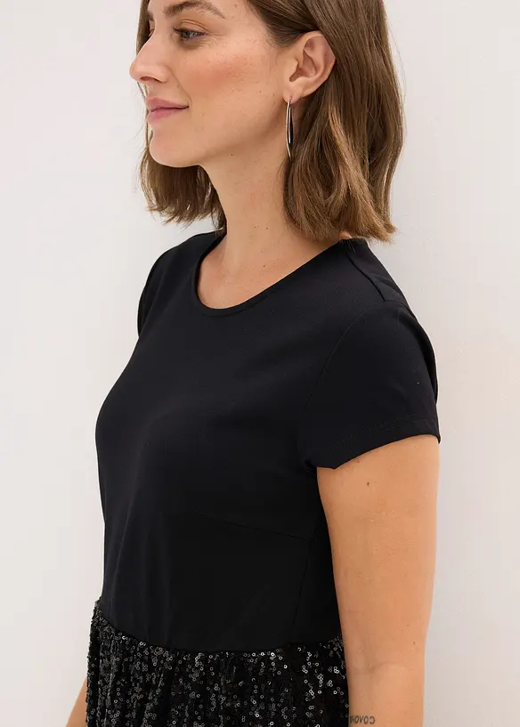 Jersey jurk in een viscosemix, bonprix