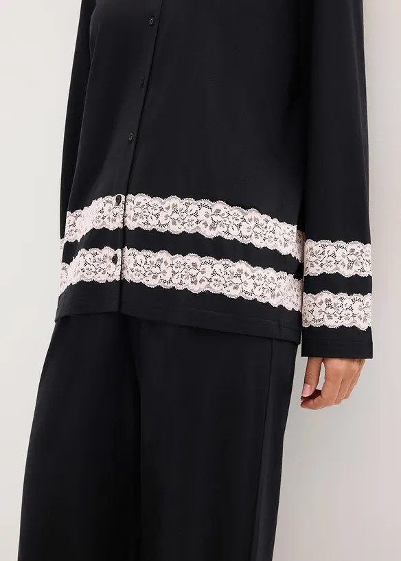 Pyjama van een softe viscose-mix, bonprix