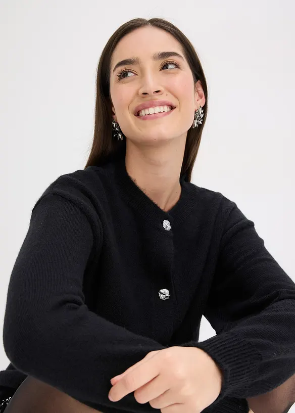 Vest met decoratieve knopen, bonprix