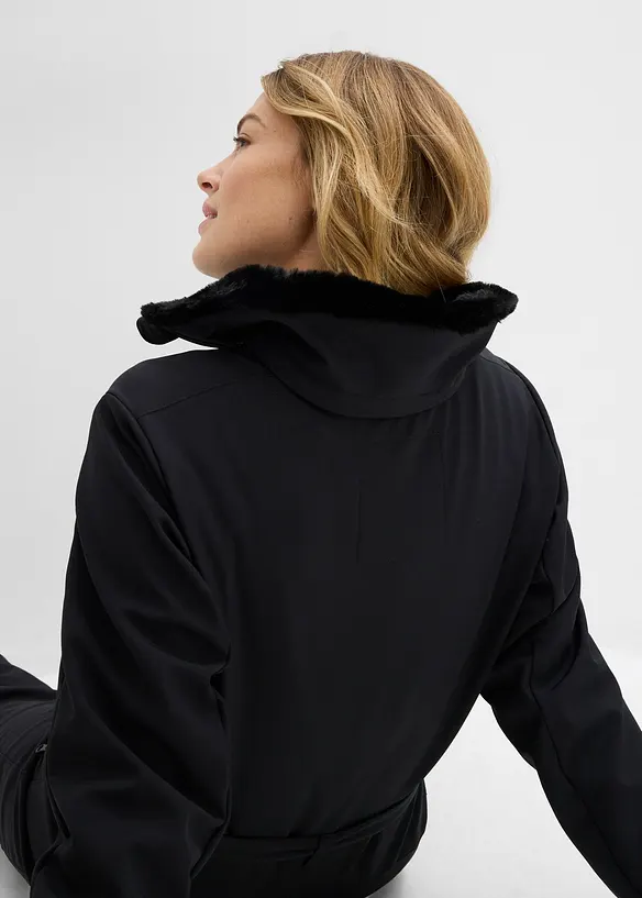 Warm gevoerd, waterafstotend softshell skipak, bonprix