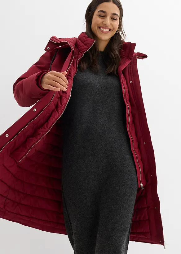 Waterafstotende, lange outdoor jas in 2-in-1 look, bonprix