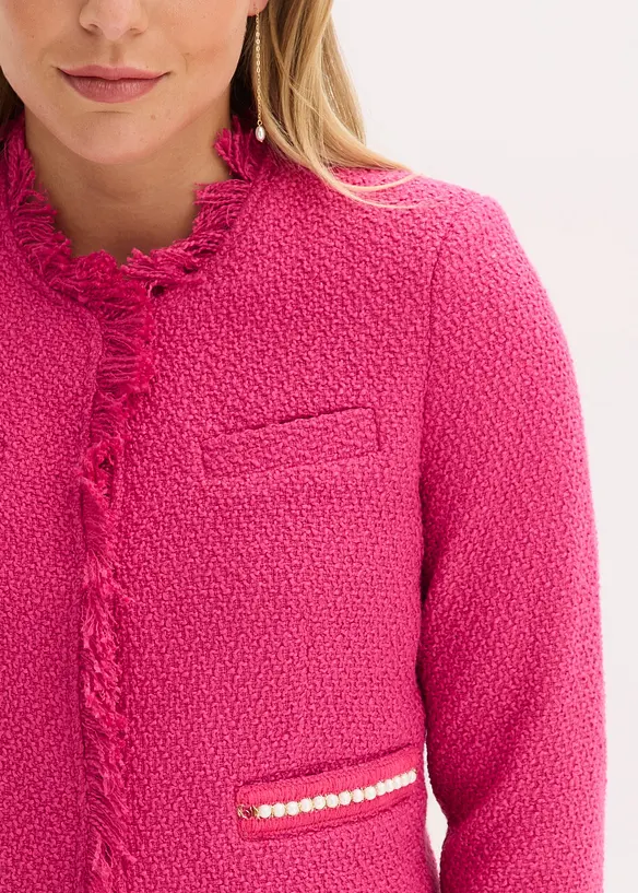 Cropped bouclé blazer, bonprix