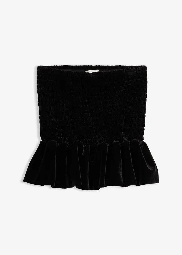 Ballonrok van zacht fluweel, bonprix