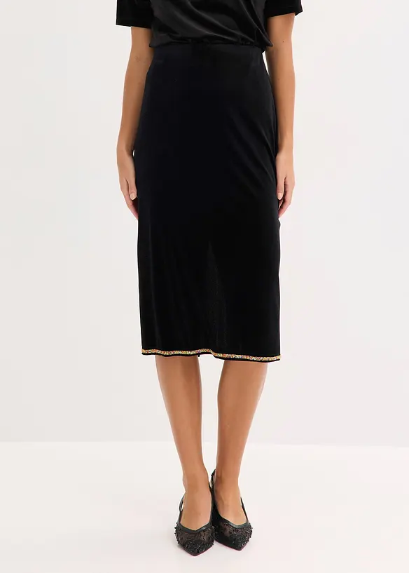 Midirok met strass, bonprix