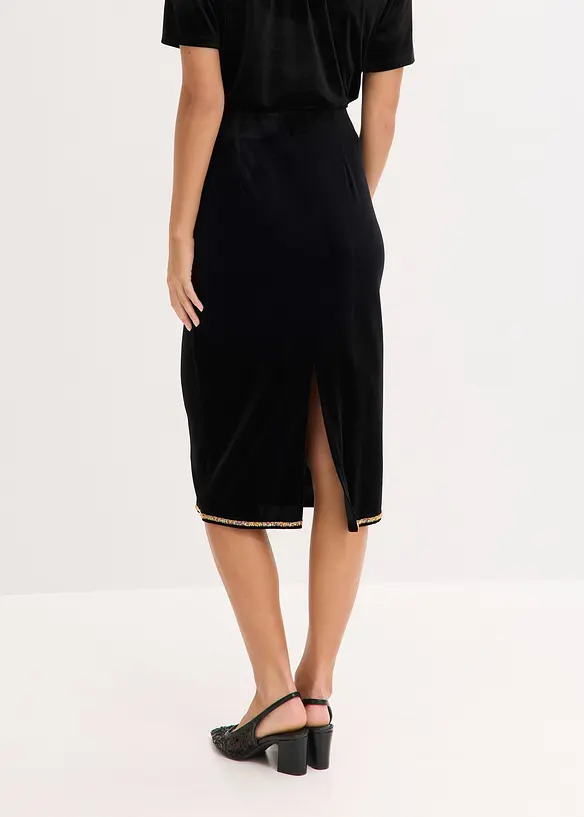 Midirok met strass, bonprix