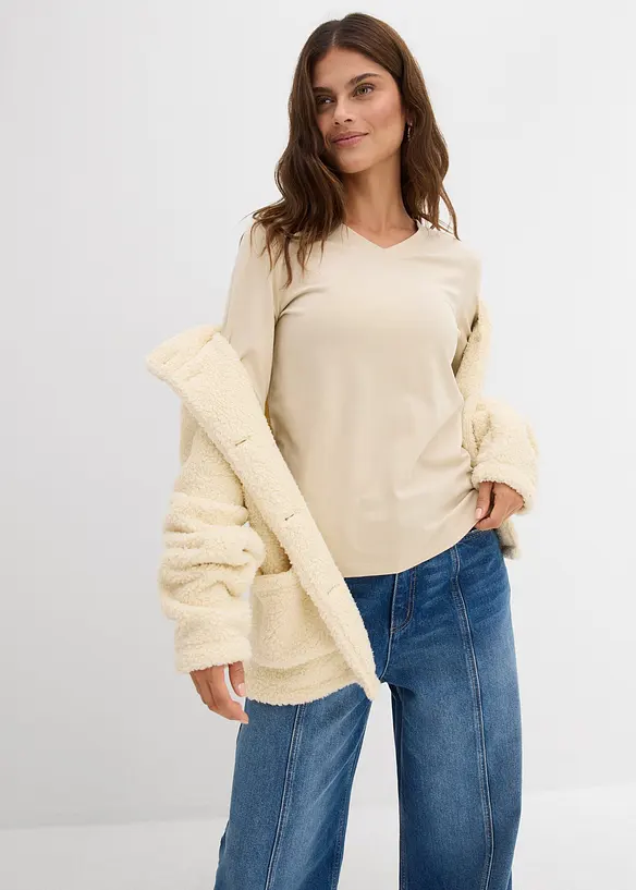 Nauwsluitend longsleeve, bonprix