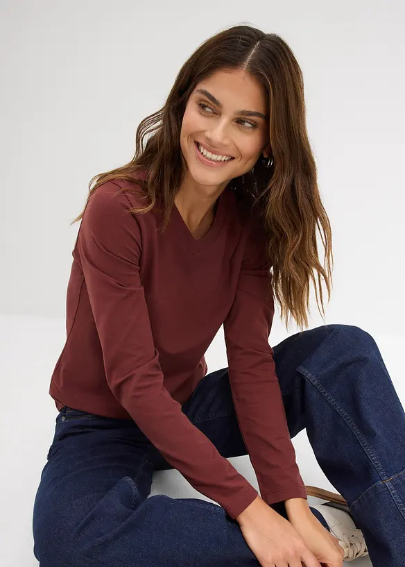 Nauwsluitend longsleeve, bonprix