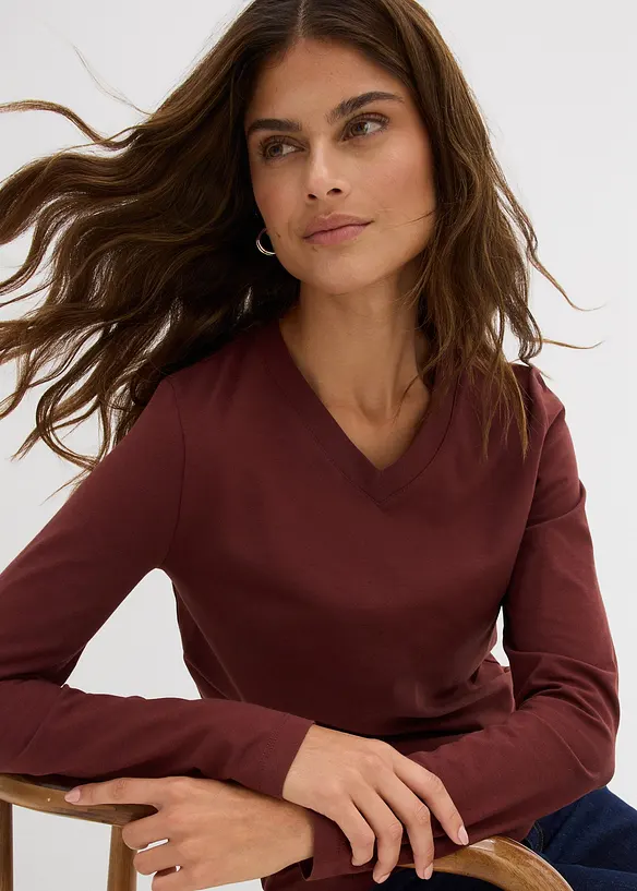 Nauwsluitend longsleeve, bonprix