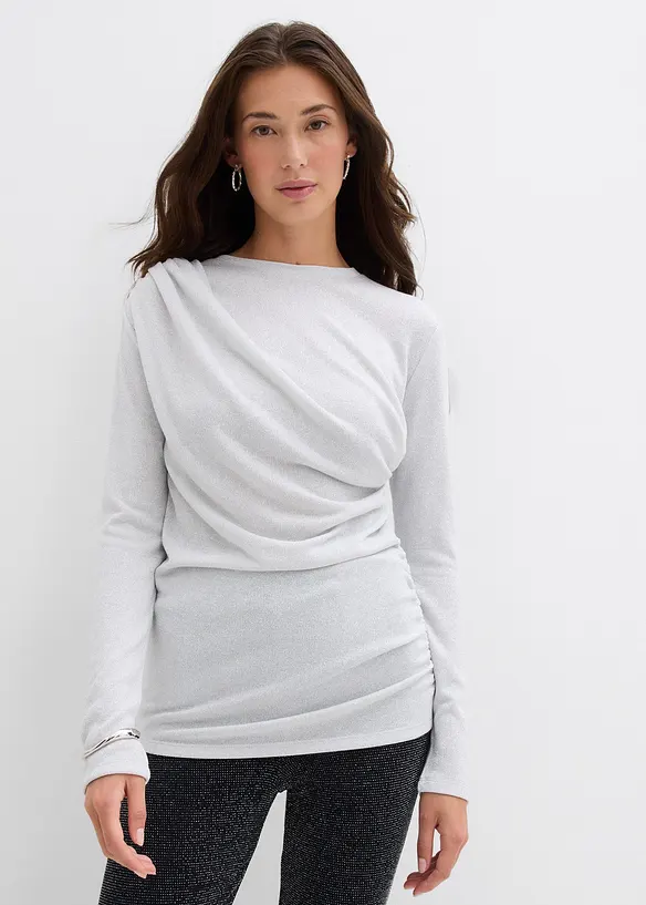 Longsleeve met rimpels, bonprix
