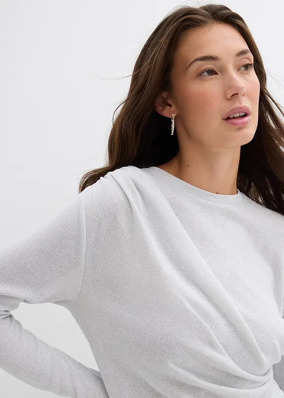 Longsleeve met rimpels, bonprix