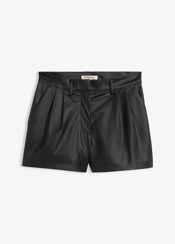 Korte imitatieleren short, bonprix