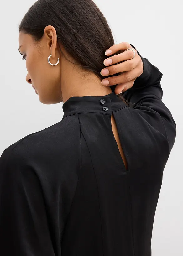 Jurk in een viscosemix, bonprix