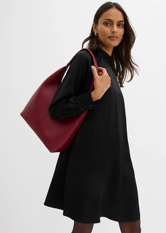 Jurk in een viscosemix, bonprix