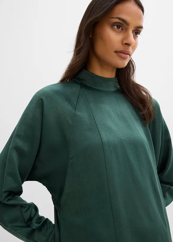 Jurk in een viscosemix, bonprix