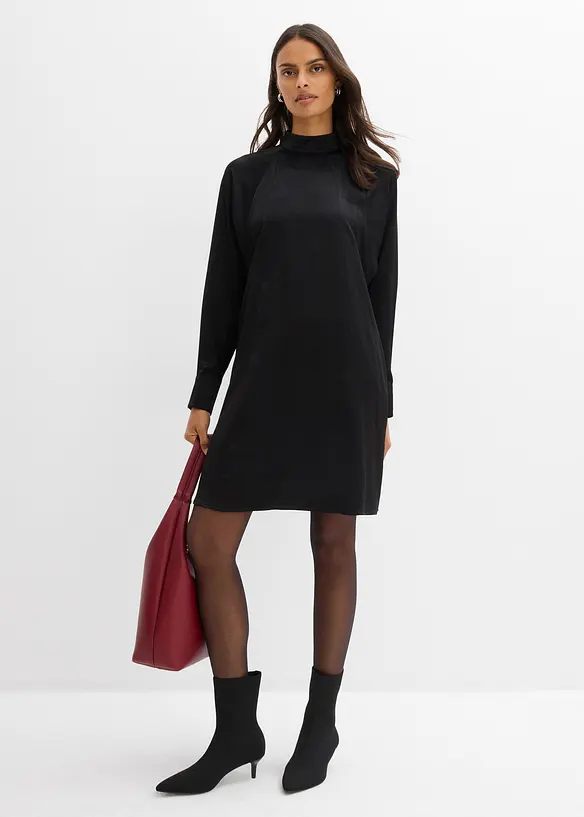 Jurk in een viscosemix, bonprix