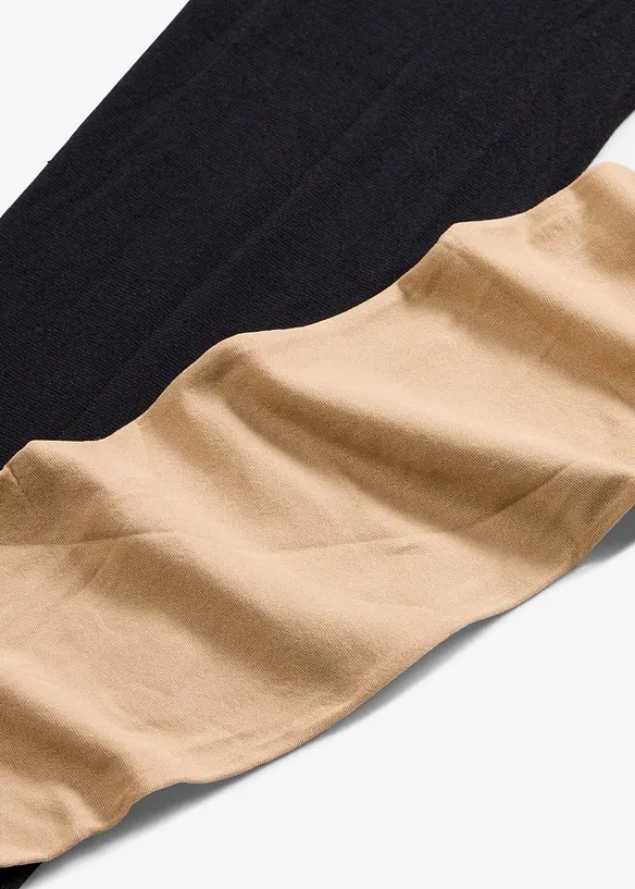 50den panty met gerecycled polyamide (pak van 2), bonprix