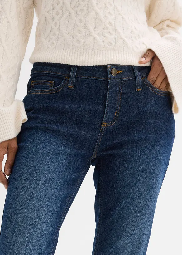 Skinny stretch jeans mid waist, bonprix