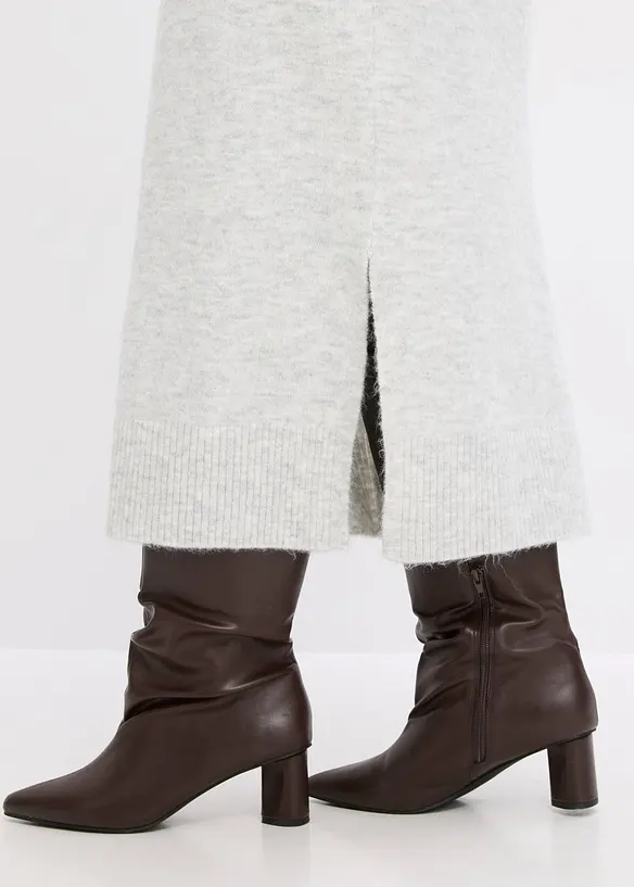 Gebreide oversized midi jurk, bonprix