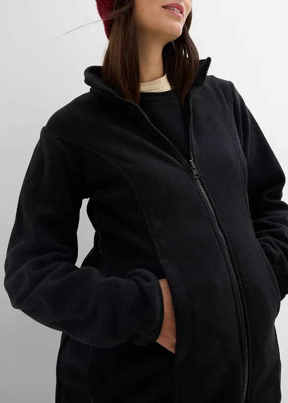 6-in-1 zwangerschapsparka met uitneembaar fleece vest, bonprix