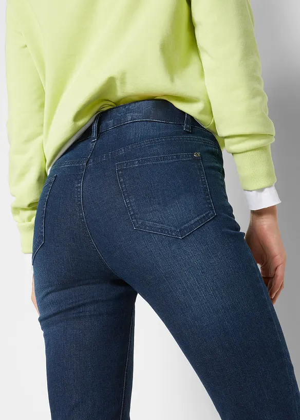 Skinny jeans, high waist, cropped, bonprix