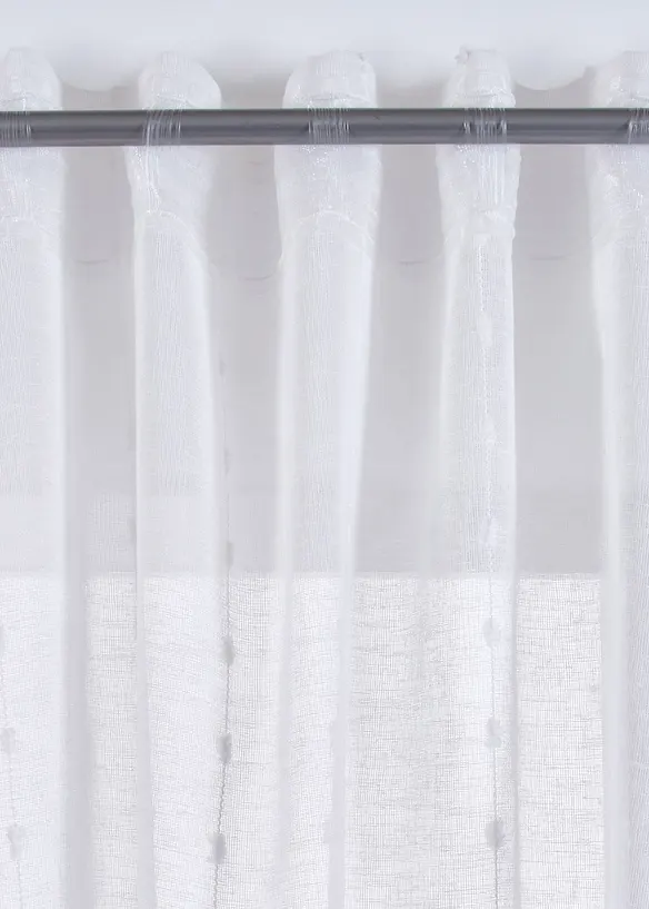 Gordijn met geweven strepen (1 stuk), bonprix