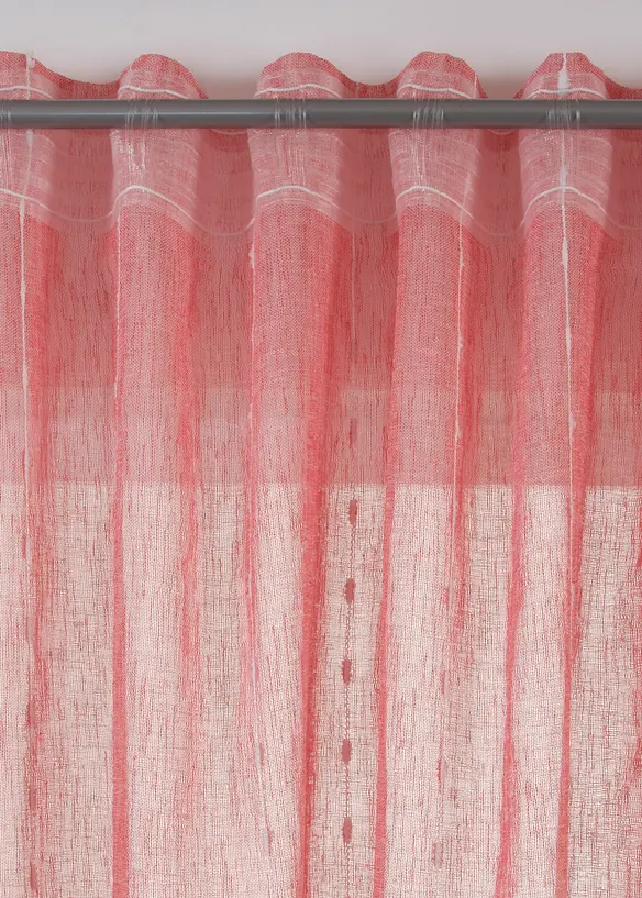 Gordijn met geweven strepen (1 stuk), bonprix