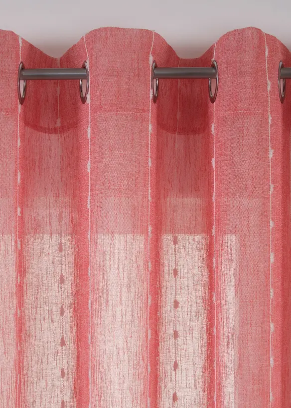 Gordijn met geweven strepen (1 stuk), bonprix