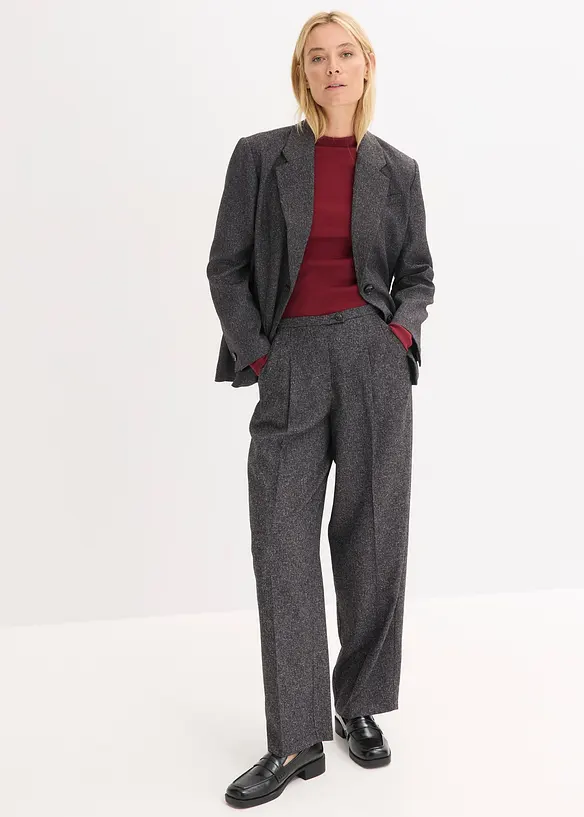 Geribde longsleeve, bonprix