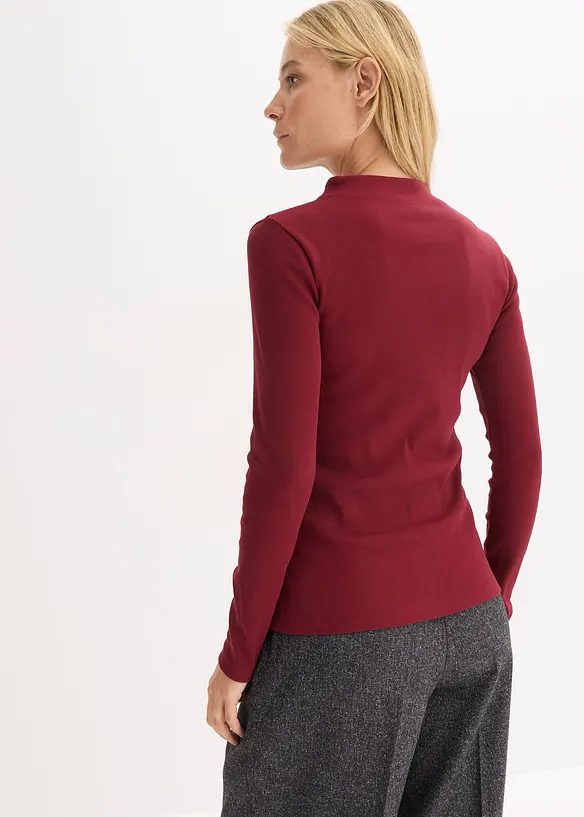 Geribde longsleeve, bonprix