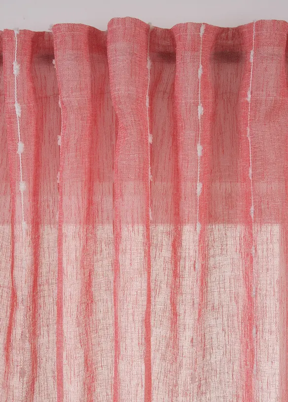 Gordijn met geweven strepen (1 stuk), bonprix