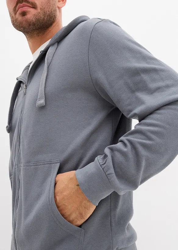 Hoodie met ritssluiting, bonprix