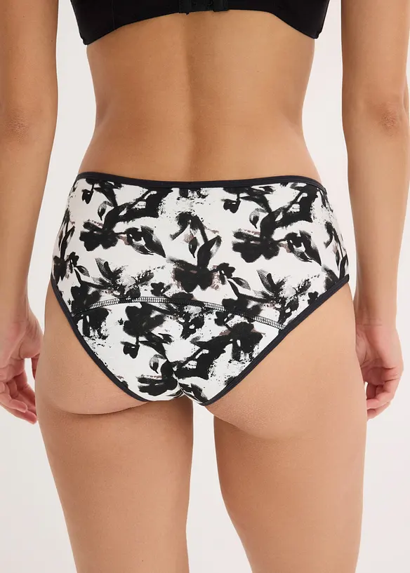 Microvezel menstruatie slips met gemiddelde absorptie (3 stuks), bonprix