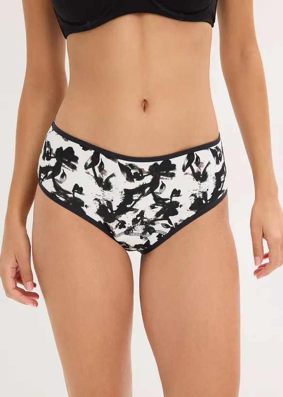 Microvezel menstruatie slips met gemiddelde absorptie (3 stuks), bonprix