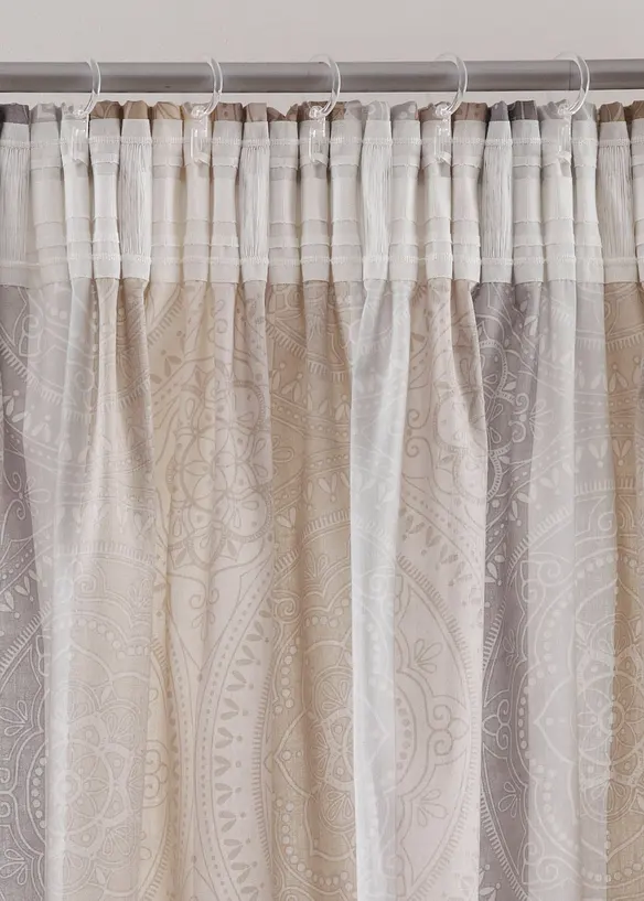 Gordijn met strepen (1 stuk), bonprix