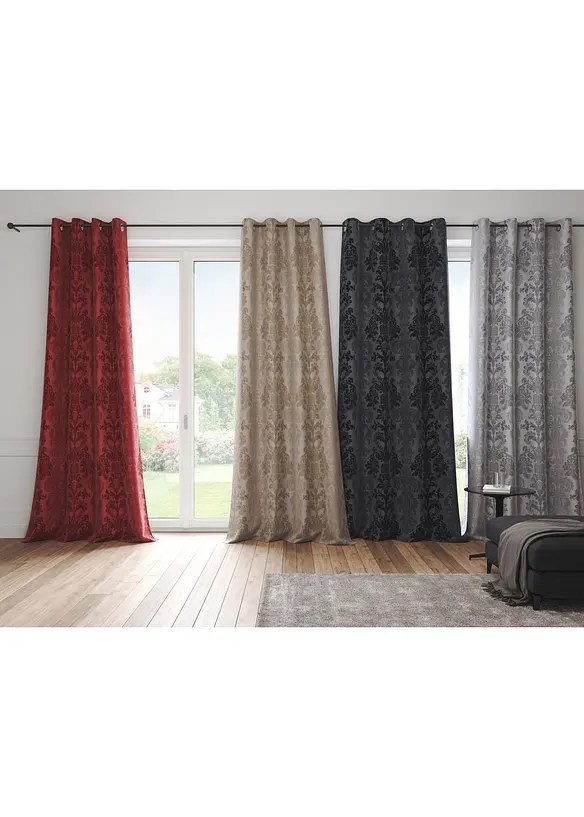 Verduisterend gordijn van jacquard (1 stuk), bonprix