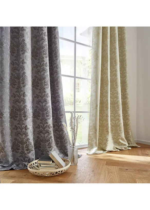 Verduisterend gordijn van jacquard (1 stuk), bonprix