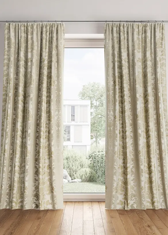 Verduisterend gordijn van jacquard (1 stuk), bonprix