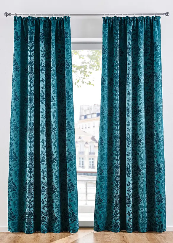 Verduisterend gordijn van jacquard (1 stuk), bonprix