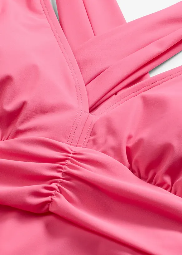 Licht corrigerend badpak met gekruiste bandjes, bonprix