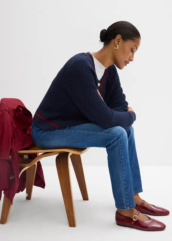 Skinny stretch jeans mid waist, bonprix