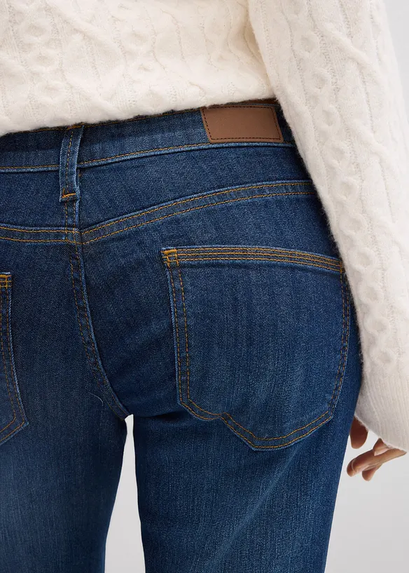 Skinny stretch jeans mid waist, bonprix