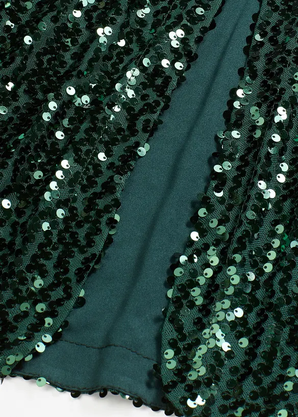 Gebreide jurk met glittereffect, bonprix