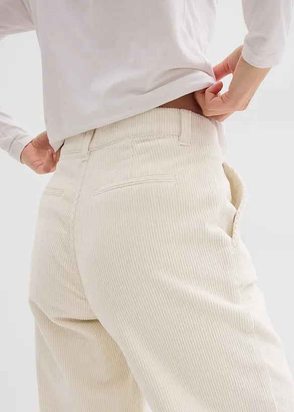 Wijde corduroy broek, bonprix