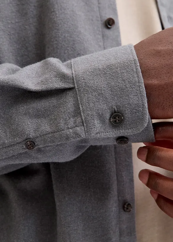 JJ REBEL Flanellen overhemd van puur katoen, J&J Rebel